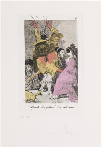 SALVADOR DALÍ Les Caprices de Goya.